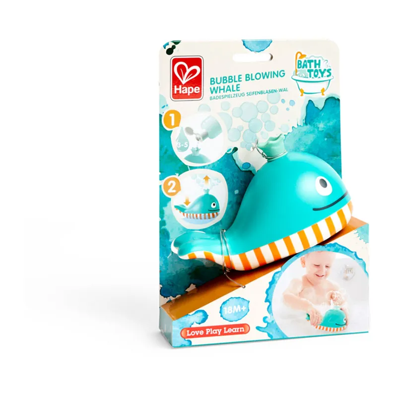 Jouet de bain Baleine à bulles - 18m+-4