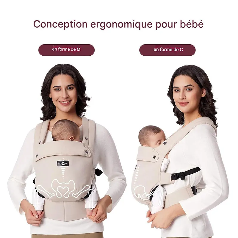 Porte-bébé Coton Kaki - 0m+-5