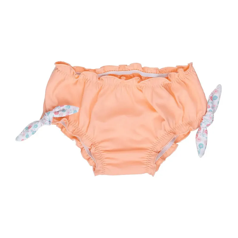 Culotte de bain Anti-UV Recyclé Margaux - Pêche-0