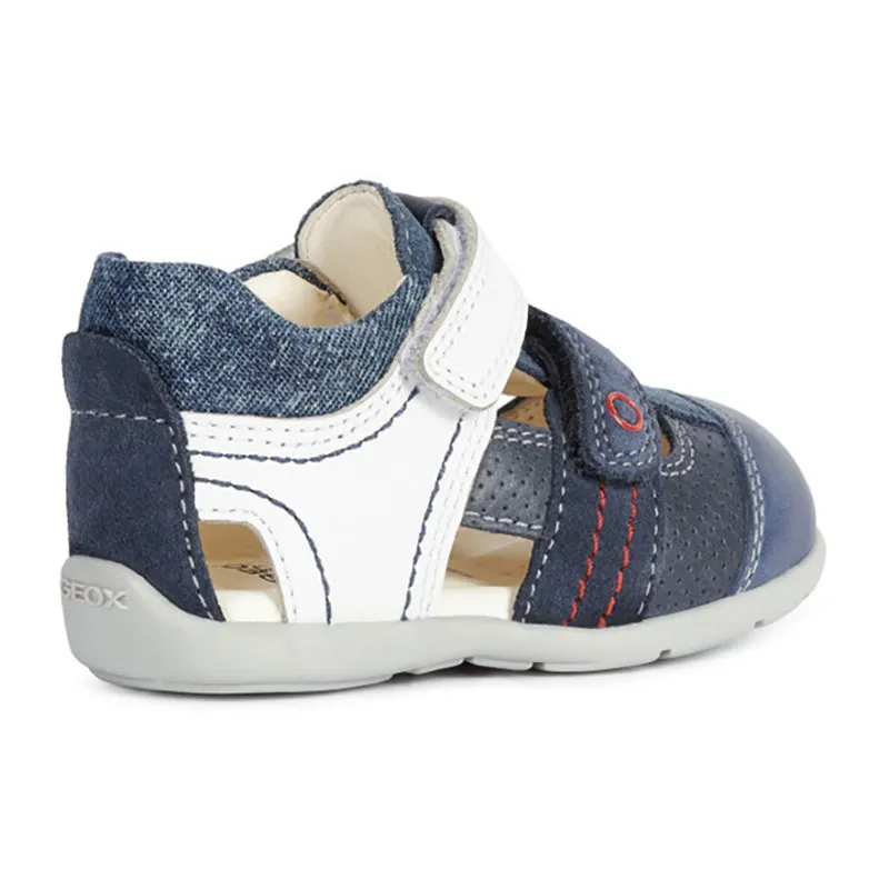Sandales Premiers pas Kaytan - Bleu foncé/Blanc-4