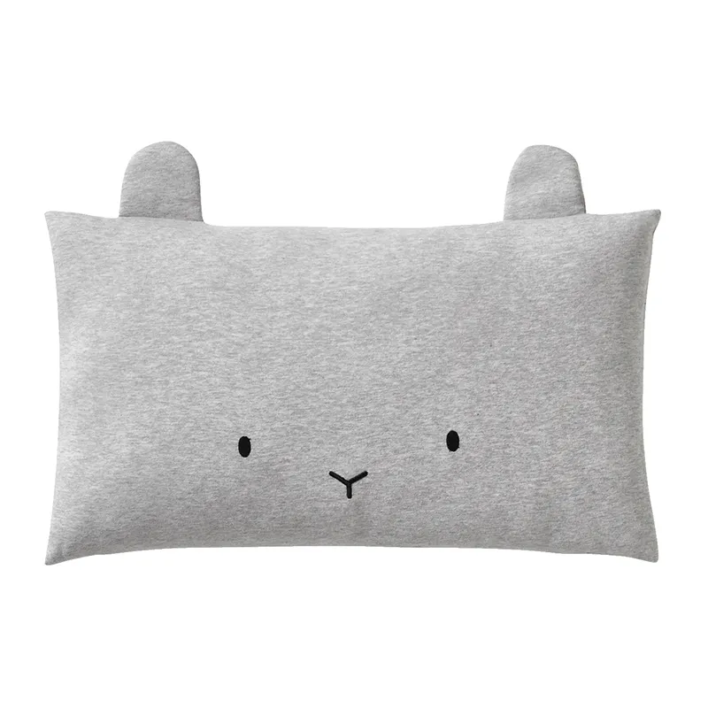 Coussin animal - Gris chiné-0