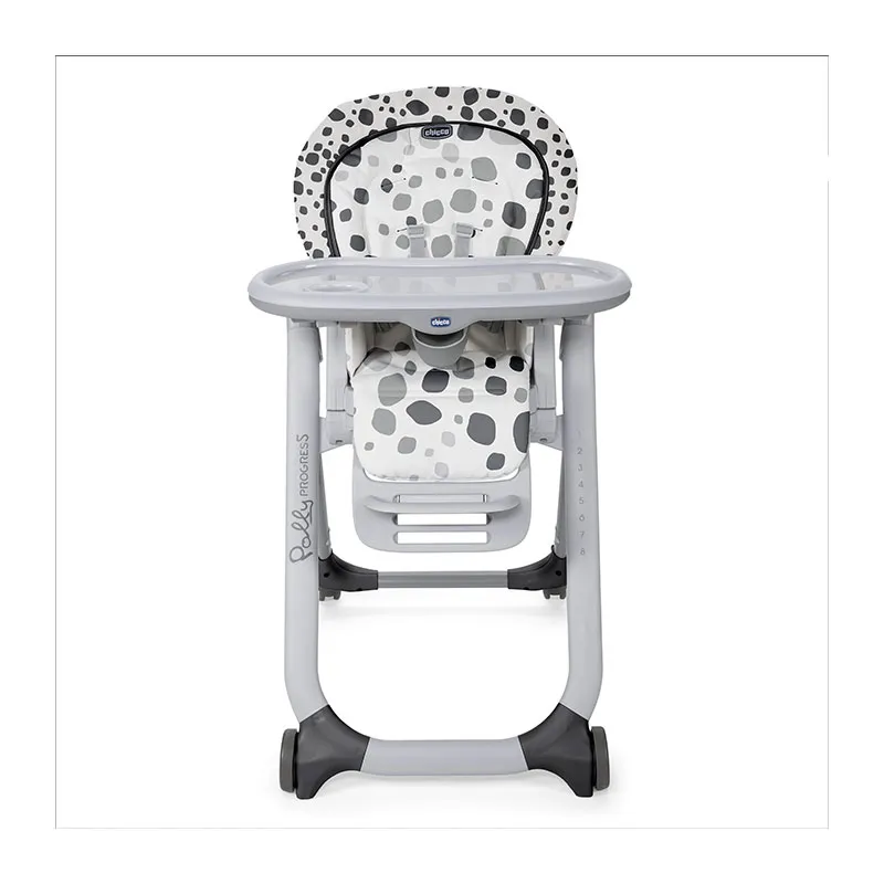Chaise haute Polly Progres5 Gris - 0m+-7