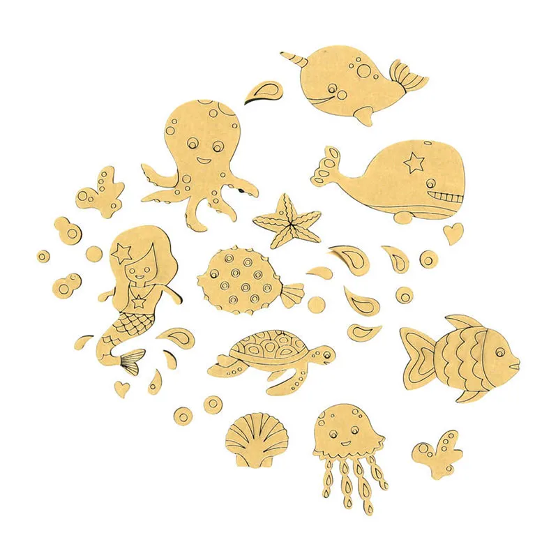 Stickers à personnaliser Océan & Aventure - 12pcs-1