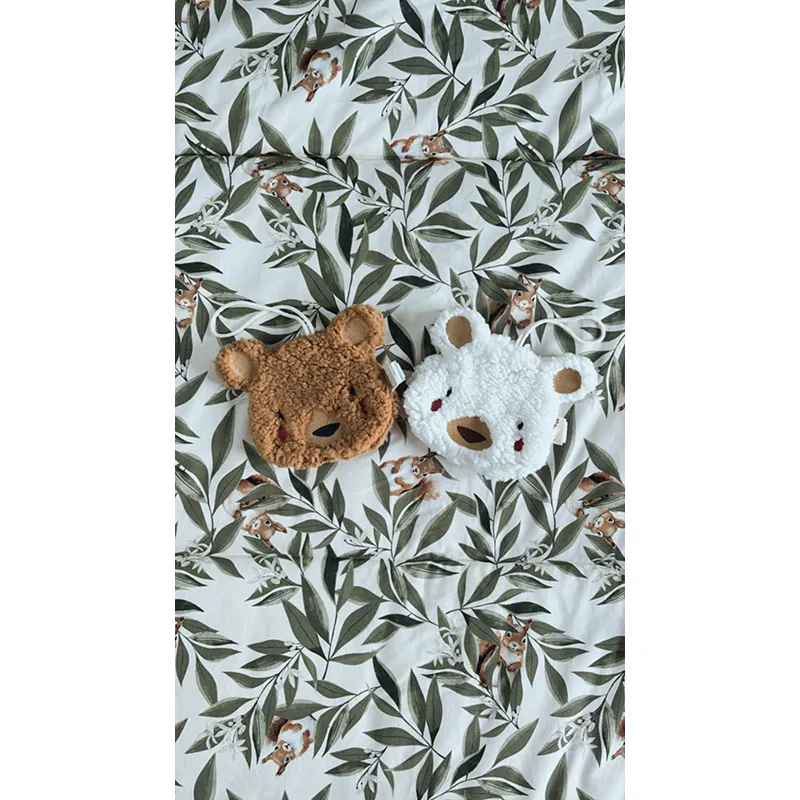 Attache sucette & Peluche Ours Ecru - 16x13cm-2