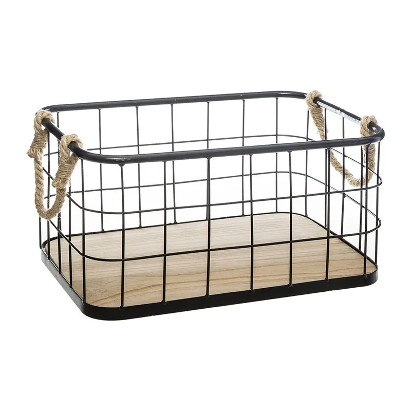 Caisses en bois Austin Noir - 3pcs-4