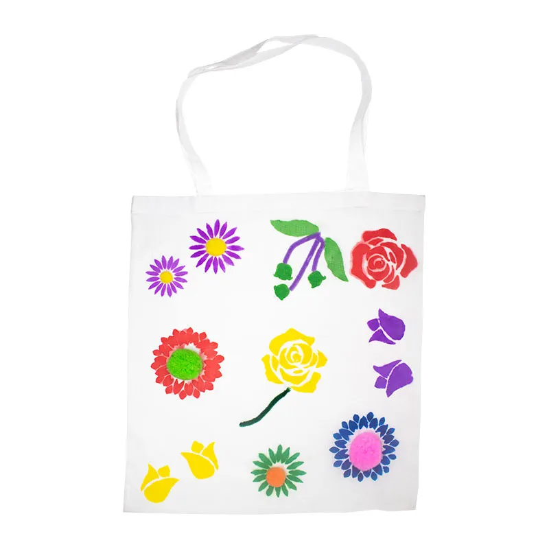 Sacs coton à décorer Blanc 37x42cm 12pcs - 3+-7