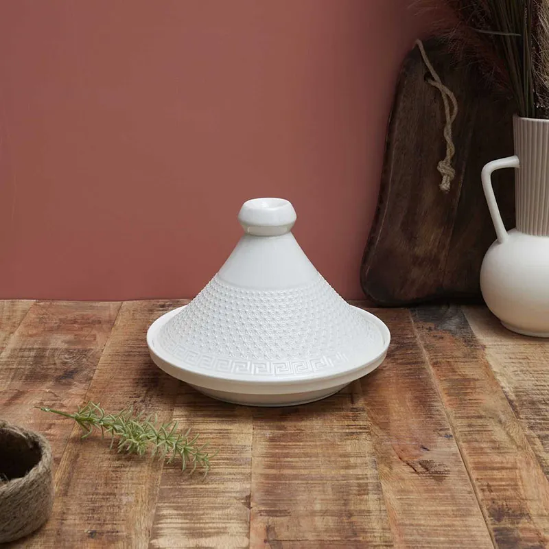 Plat à tajine en porcelaine Clélia - ⌀25cm-2