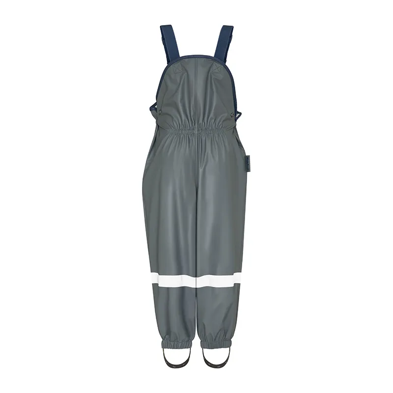 Salopette de pluie Basic - Gris-0