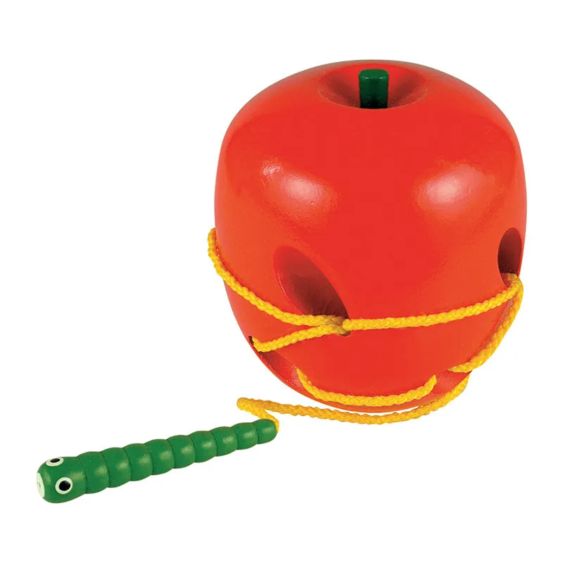 Jeu de laçage pomme et ver - 36m+-0