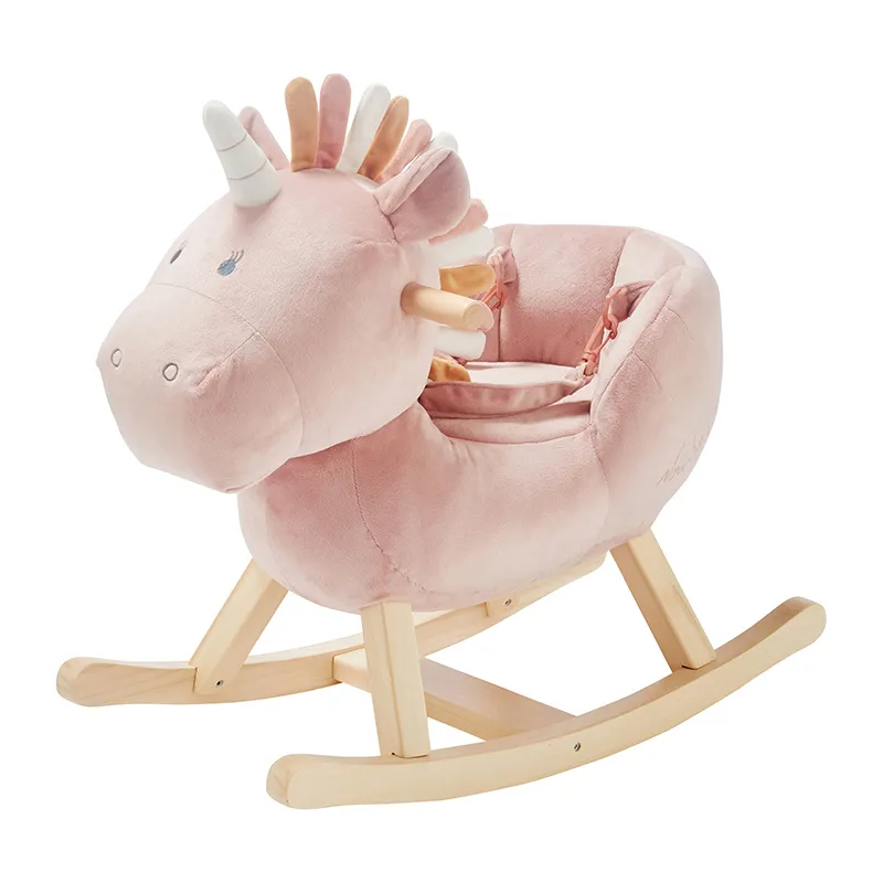 Bascule Lina Veloudoux Rose L&J - 12m+-1
