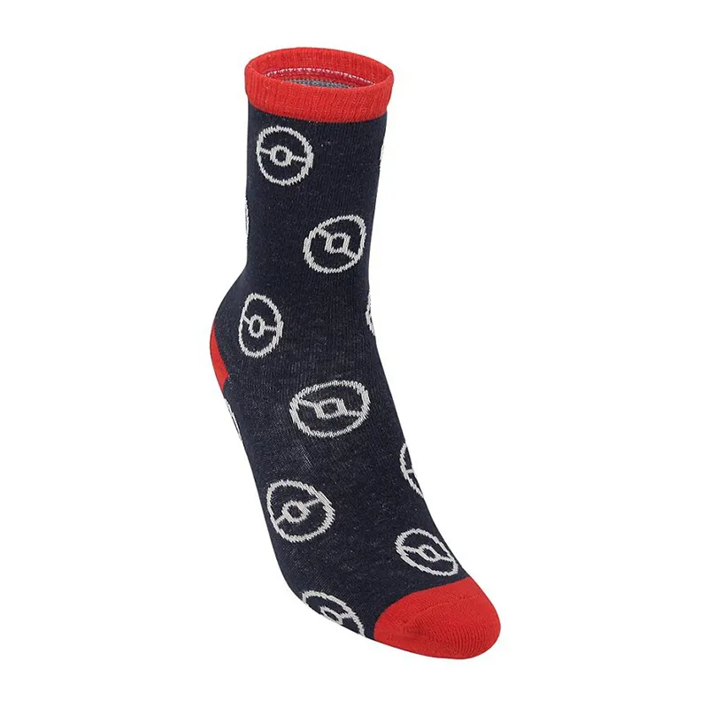 12 paires de Chaussettes Garçon Pokemon - Rouge/Jaune/Gris/Bleu/Blanc-2