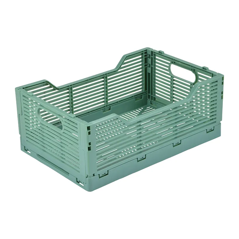 2 Cagettes Pliables & empilables M Sauge - 30x20x11,5cm-4