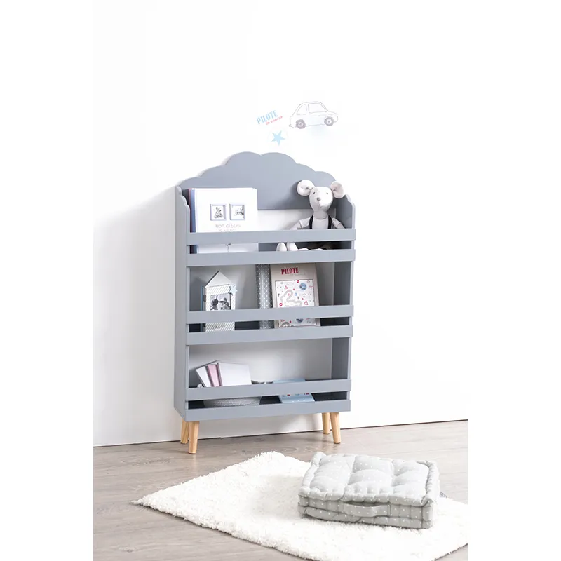 Bibliothèque Nuage Gris - 100x58cm-1