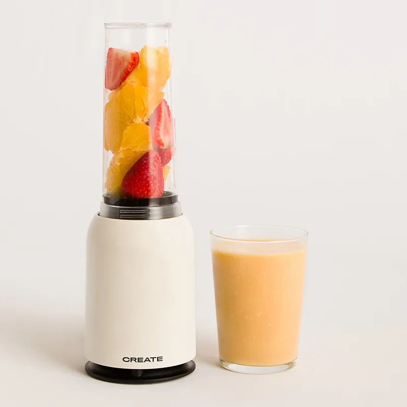 Blender 230W + verre amovible - Blanc-0