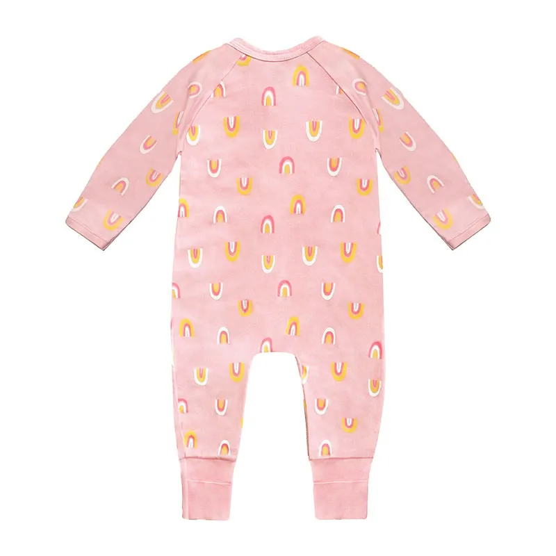 Pyjama Rainbow Bébé Dim - Rose-2