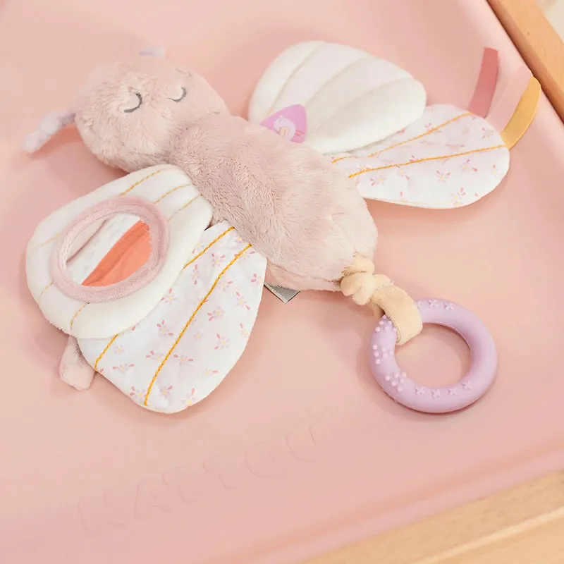 Peluche d'activité Papillon Rose - 25x25cm-1