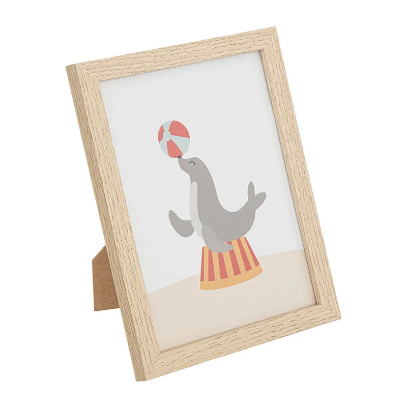 3 Cadres décoration Circus Beige - 30x1,5x40cm-5