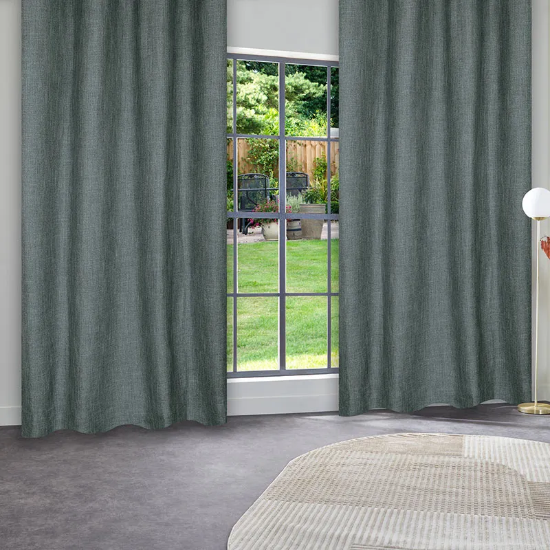 Rideau Clem Vert tilleul - 140x260cm-1