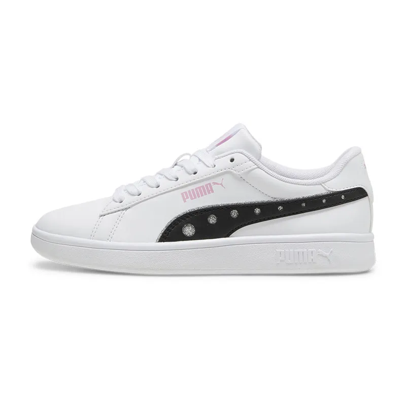 Baskets Junior Fille Puma Smash 3.0 Dance - Blanc/Noir-1