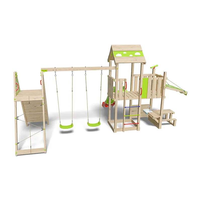 Aire de jeux bois Snack Expression XL 2,20m - 3+-2