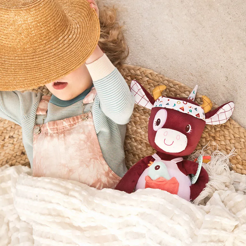 Peluche d'activités Rosalie la vache 40cm - 9m+-10