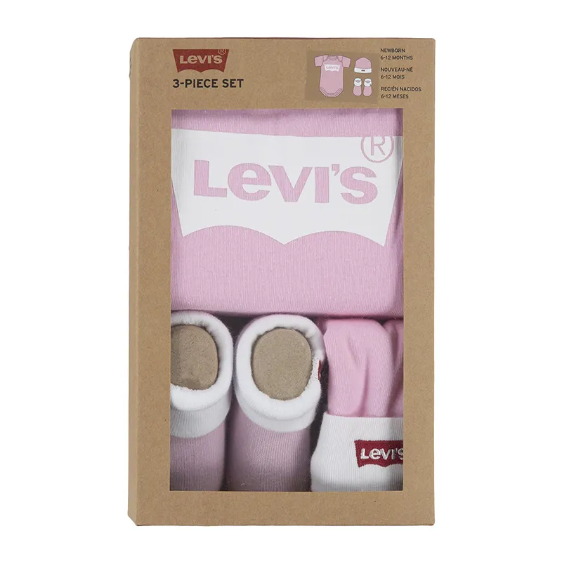 Coffret Body MC + Bonnet + Chaussons Bébé Batwing - Fairy Tale-3