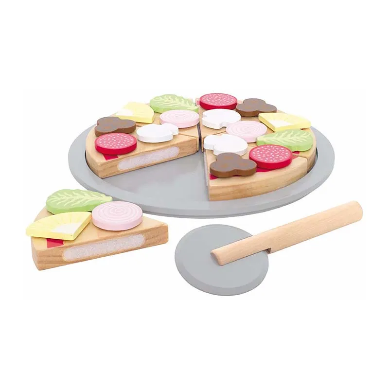 Jeu de dinette Pizza  - 22x22x3cm-0
