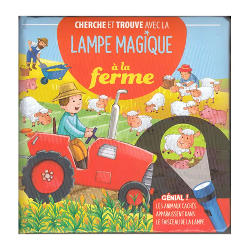 2 Cherches & Trouves Lampe Les animaux/La ferme - 3+-1