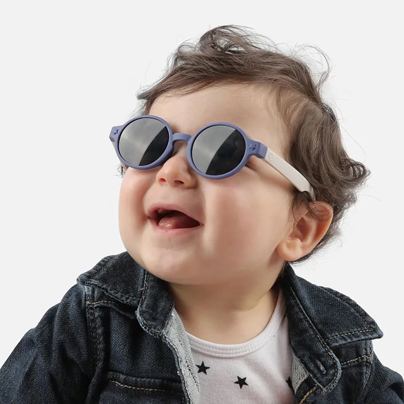 Lunettes de soleil Anti-UV Cat.3 - Funk Bleu Foncé/Gris-0