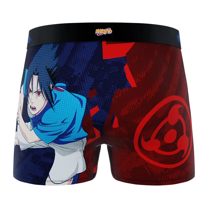 3 boxers homme Naruto Classic - Noir/Bleu/Jaune/Rouge/Orange-8