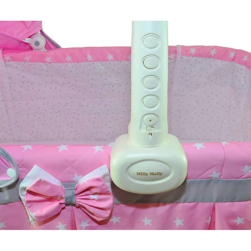 Berceau 4en1 avec télécommande Sweet Melody Lune - 0m+-7