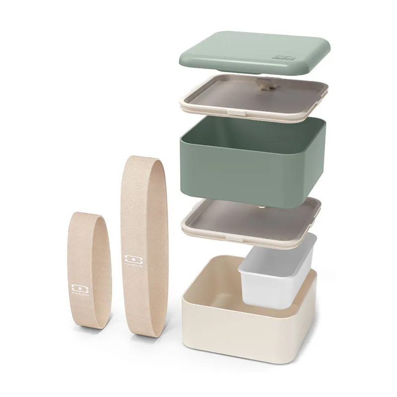 Lunch box MB Square Vert Natural - 1,7L-4