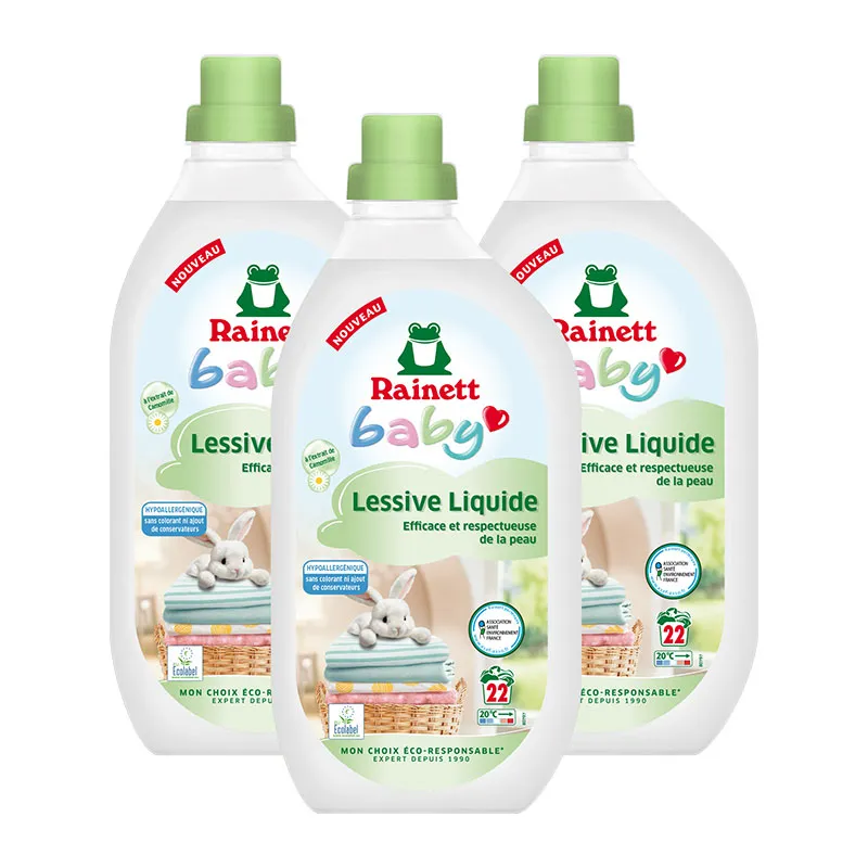 3 Lessives Bébé Écolabel - 66 lavages-0