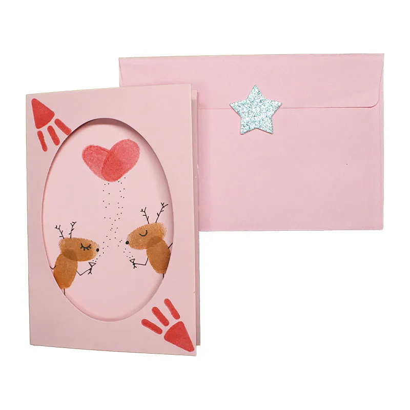 Cartes & Enveloppes colorées à décorer 10x15cm 20pcs - 3+-5