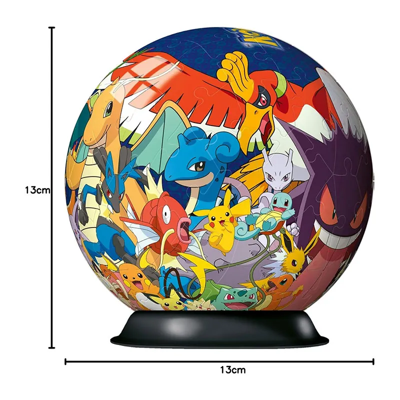 Puzzle 3D ball Pokémon 72pcs - 6+-5