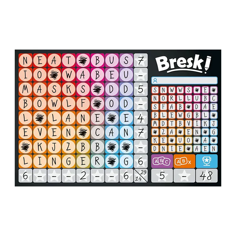Jeu de mots Bresk - 10+-2
