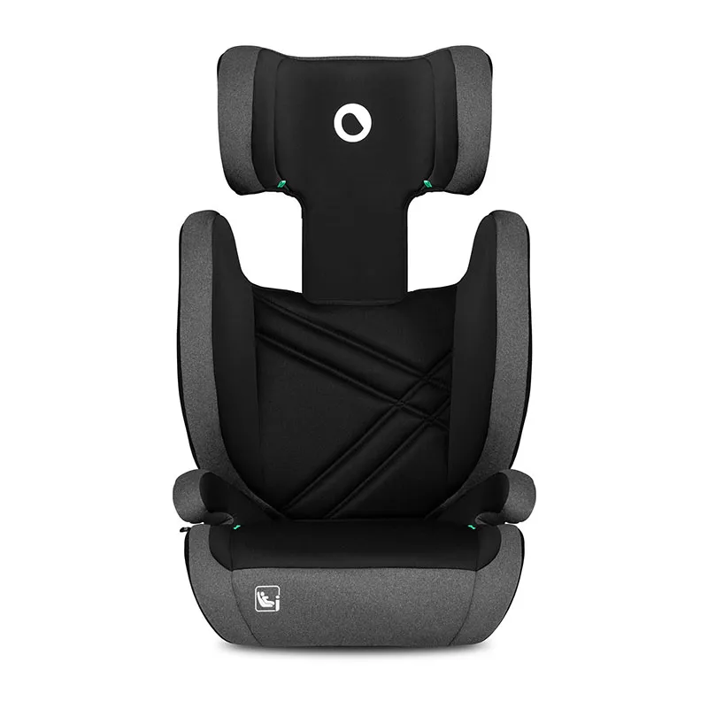 Siège-auto I-Size/Isofix ou Ceinturé Hugo 100-150cm - Black Grey-4