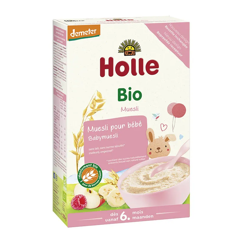 2x250g Muesli Bébé BIO - 6m+-1
