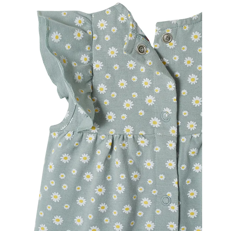 Robe Minnie Coton - Vert-3