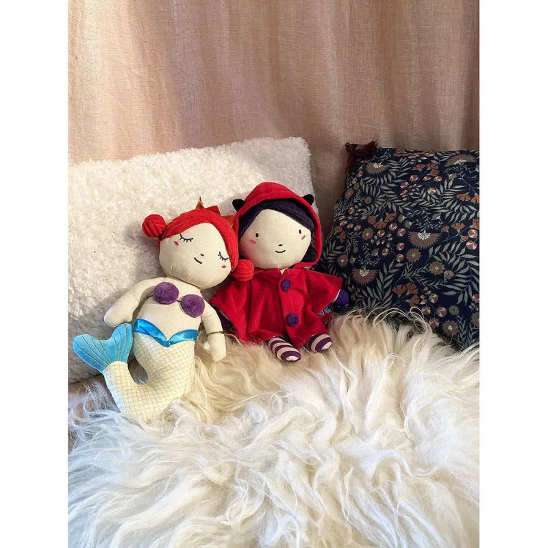 Poupée chiffon Le petit Chaperon rouge 28cm - 10m+-5