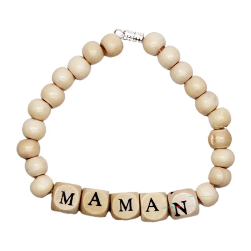 Perles en bois Alphabet 400pcs - 3+-3