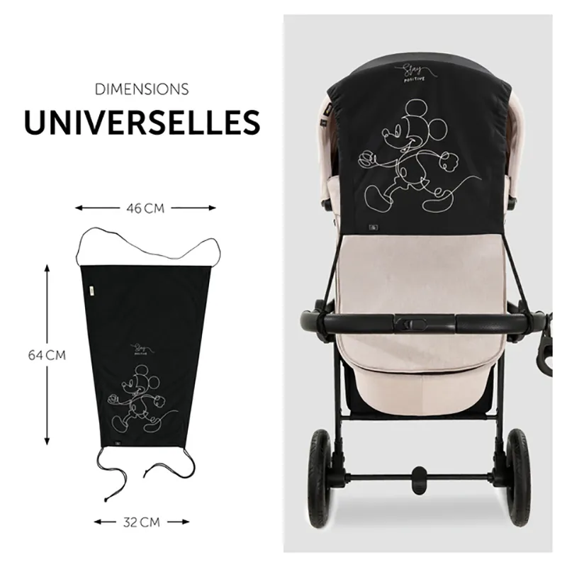 Poussette Compacte Travel N Care + Pare-soleil + Liner Mickey Mouse Noir - 0m+-14