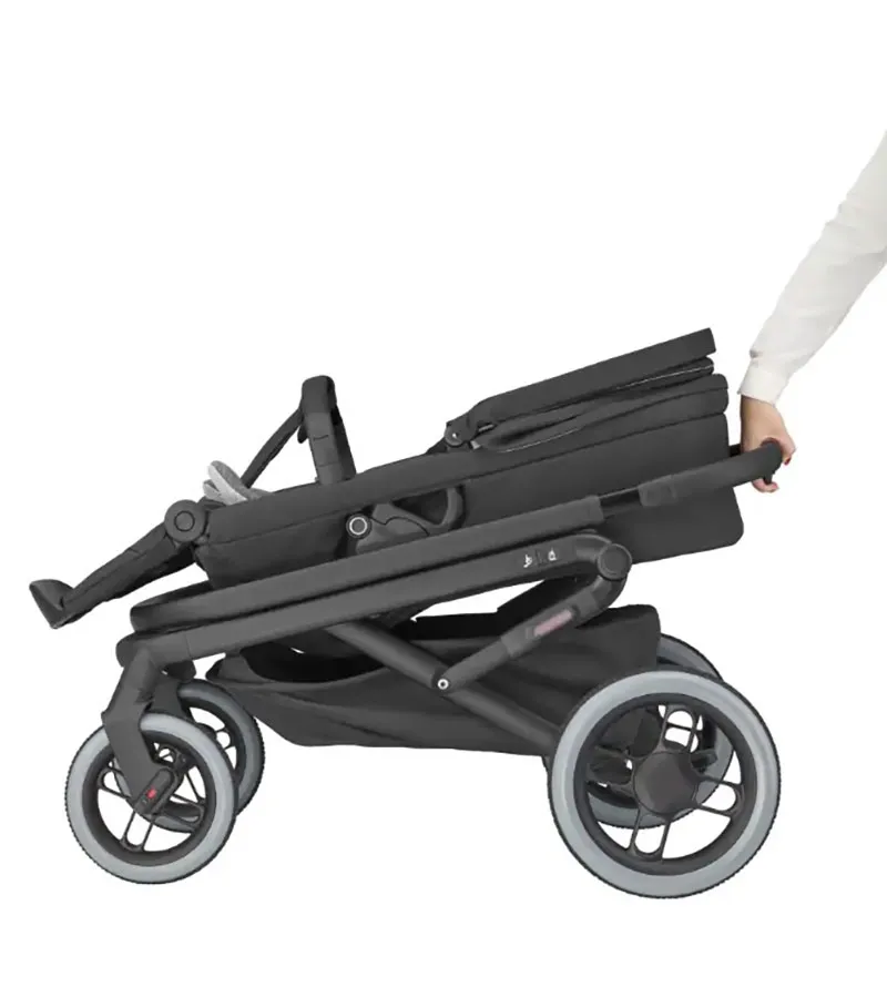 Duo Poussette tout terrain Lila XP + Cosi Pebble S + Base Familyfix S Noir/Graphite - 0m+-5