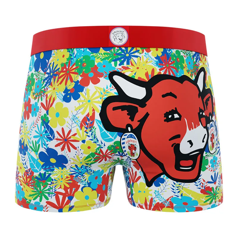 3 boxers homme La Vache Qui Rit - Rouge/Bleu/Blanc-8