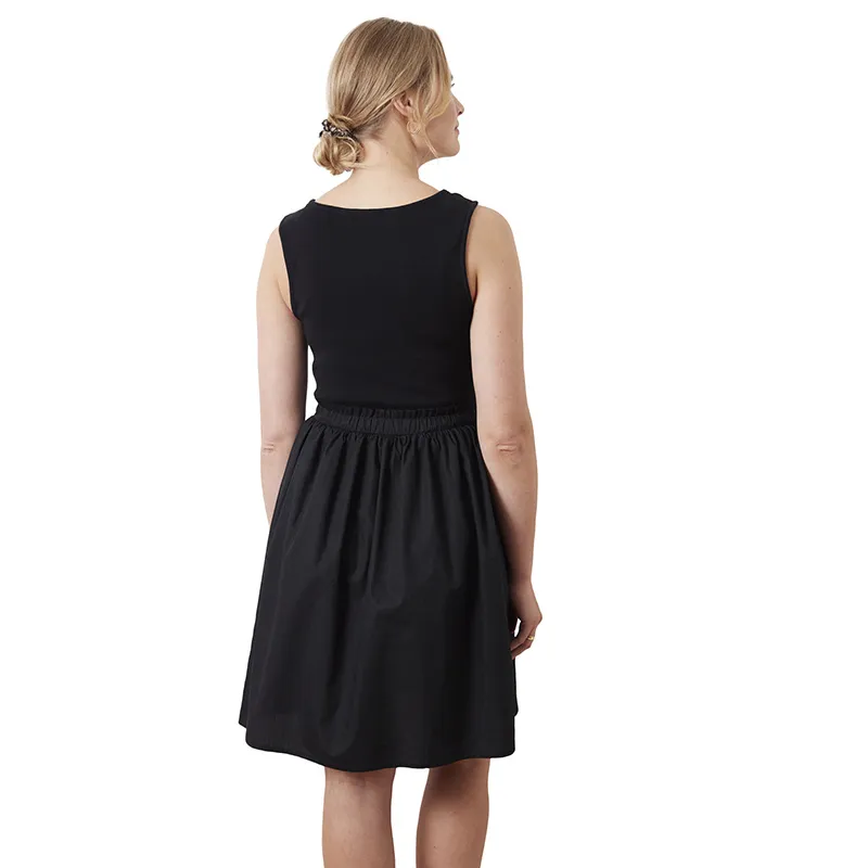 Robe maille de grossesse - Noir-2