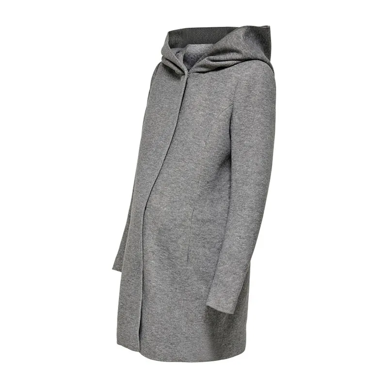 Manteau de grossesse Sedona Only - Gris clair chiné-2