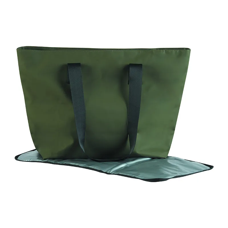 Sac à langer Week-end Kaki Waterproof - 36x43x18cm-3