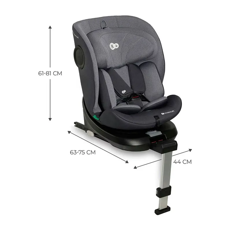 Siège-auto pivotant I-360 i-Size/Isofix 40-150 cm - Grey-25