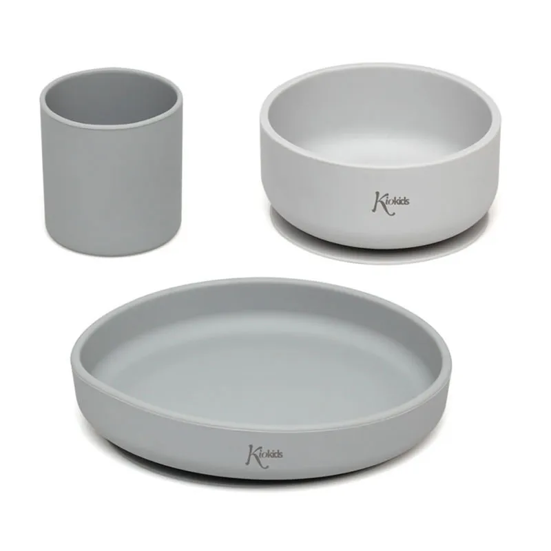 Set Vaisselle Gris - 3pcs-0