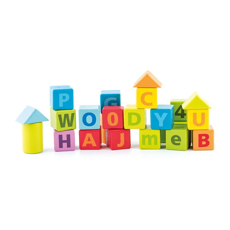 Blocs de construction Alphabet & Chiffre 60pcs - 24m+-5
